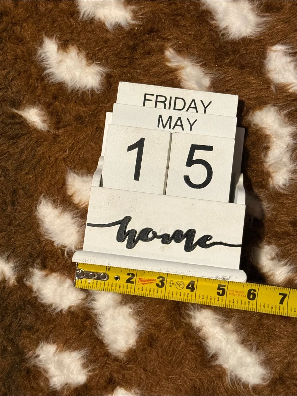 🖤Daily•Home•Wooden•black&white•table/desk•Calendar🖤